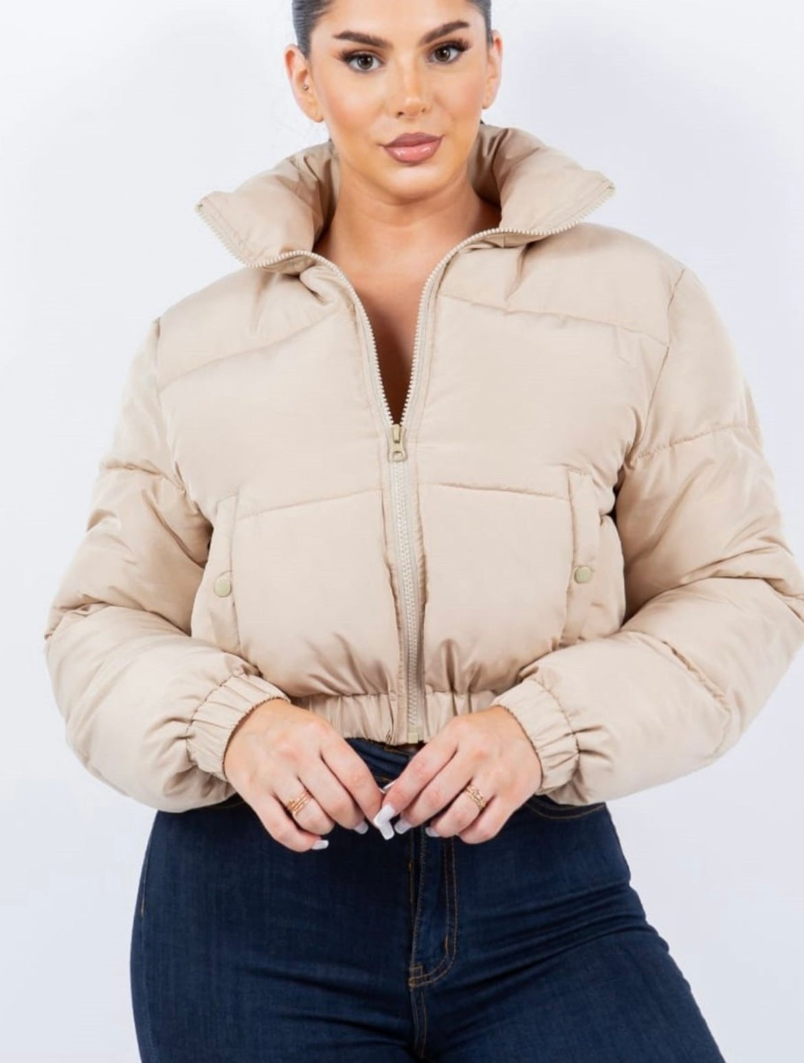 Julie Puffer Jacket (khaki)